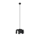 Industrial black steel wire pendant light – Noxare