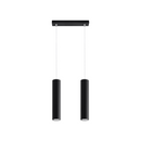 Modern black cylindrical pendant light – Modèle Neralis