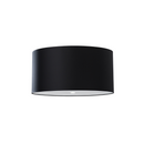 Minimalistische schwarze Deckenleuchte Wohnzimmer – Elarion