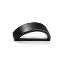 Modern black ceramic wall light – Neréa
