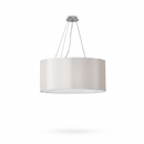 Minimalist white chandelier for the living room – Arvelio model
