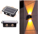 Solar LED Wandlamp Dubbele Bundel Buiten – Solarix