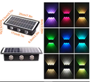 Solar LED Wandlamp Dubbele Bundel Buiten – Solarix