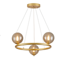 Elegante Lichte Kroonluchter van Metaal en Glas Hoge Kwaliteit – Luzia