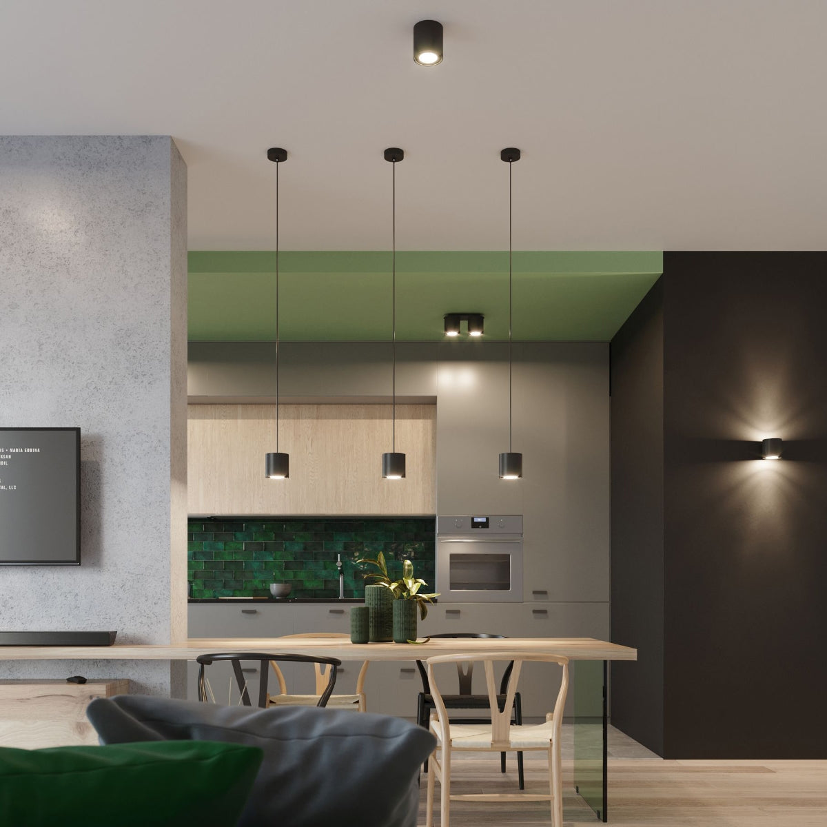 Ceiling Light Model Norvian detail view | Luxarmonie