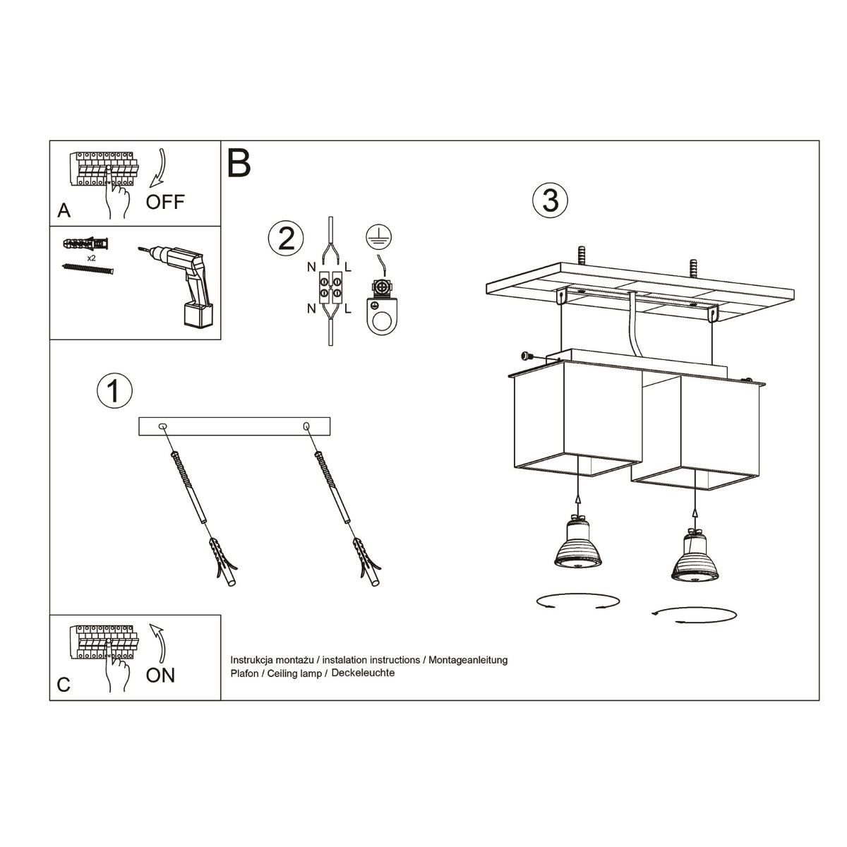 Ceiling Light Model Arvenor photo 9 | Luxarmonie