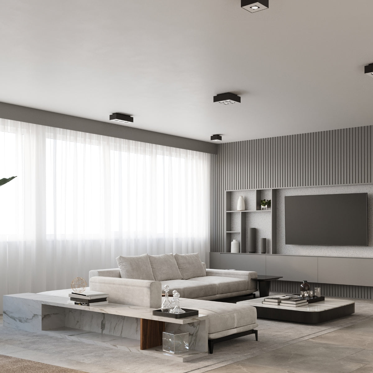 Plafonnier Orphéon vue ambiance | Luxarmonie