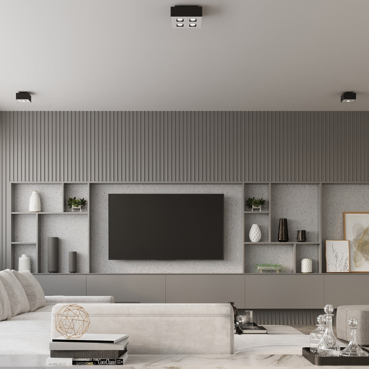 Plafonnier Orphéon vue détail | Luxarmonie