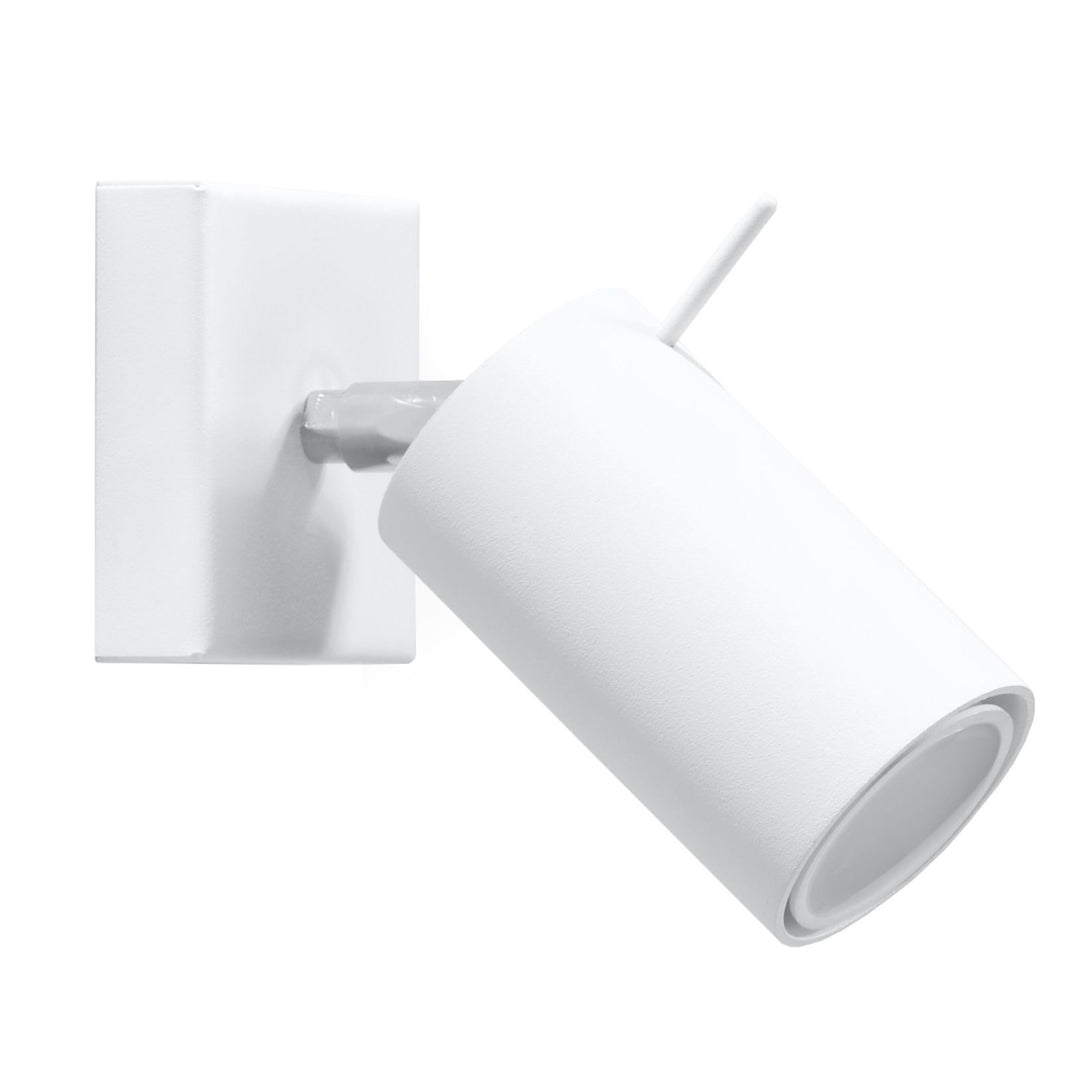 Applique murale moderne acier blanc orientable – Modèle Orphéane