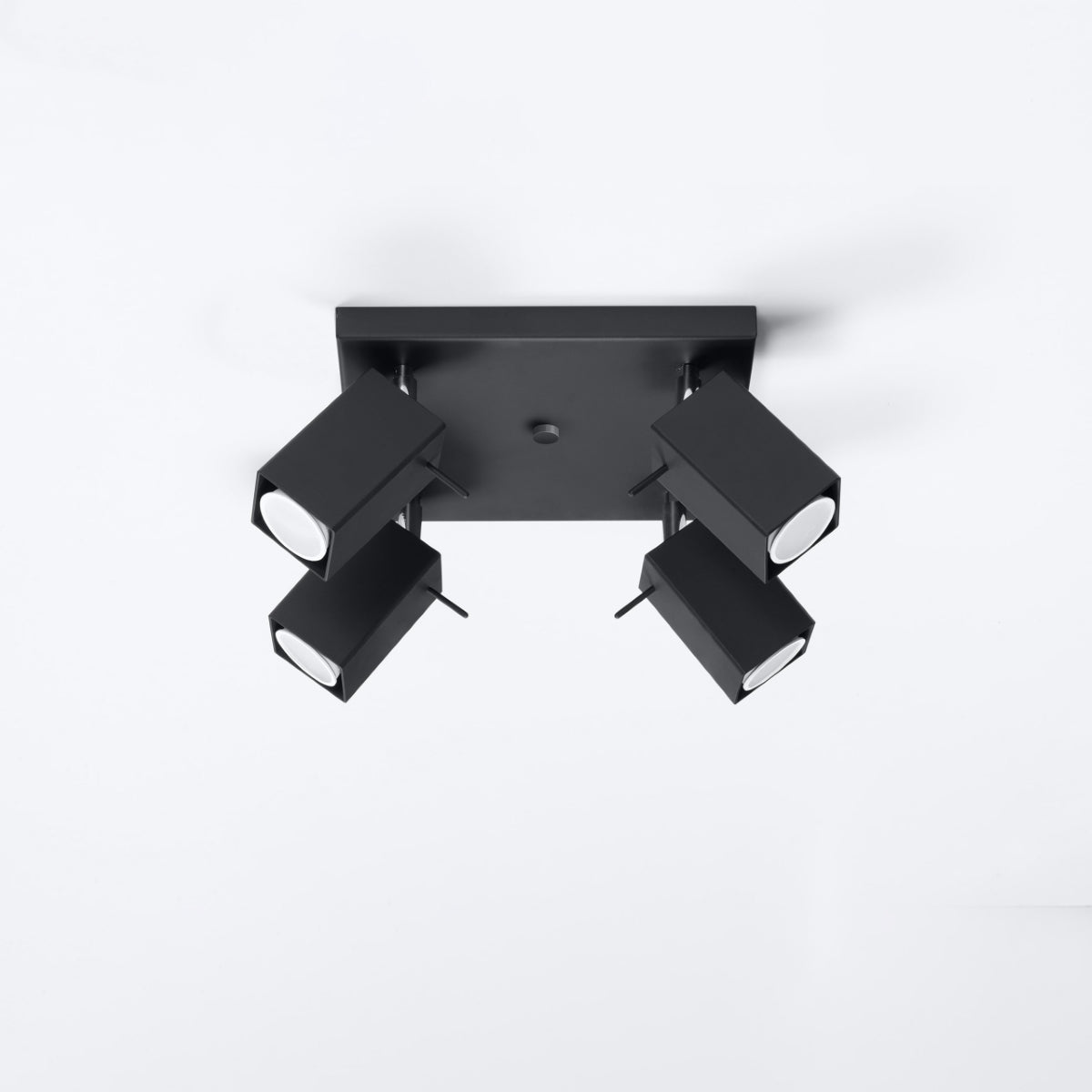 Ceiling light black modern 4 lights - Model Neridal