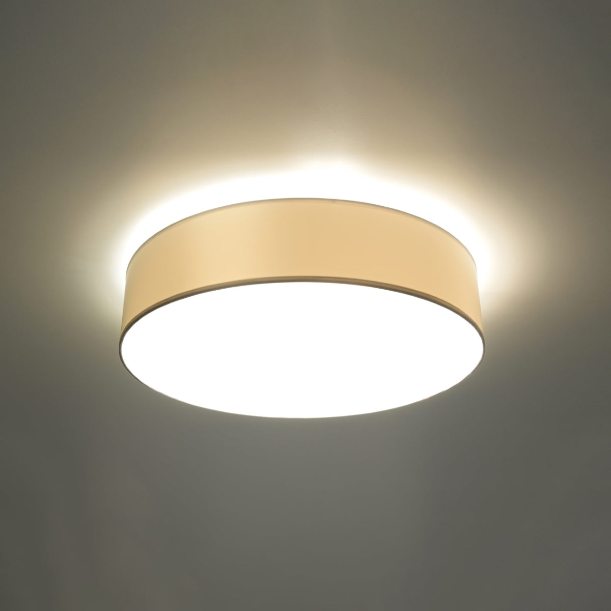 Ceiling light round white minimalist living room - Arvenor model