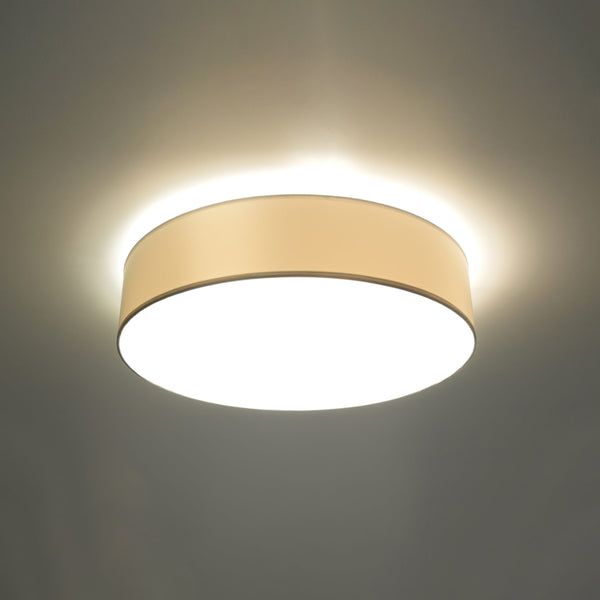 Ceiling light round white minimalist living room - Arvenor model