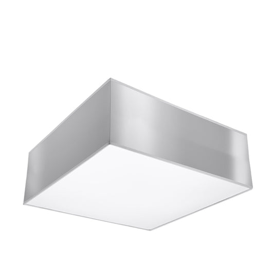 Plafondlamp vierkant grijs minimalistische woonkamer – Orphéane