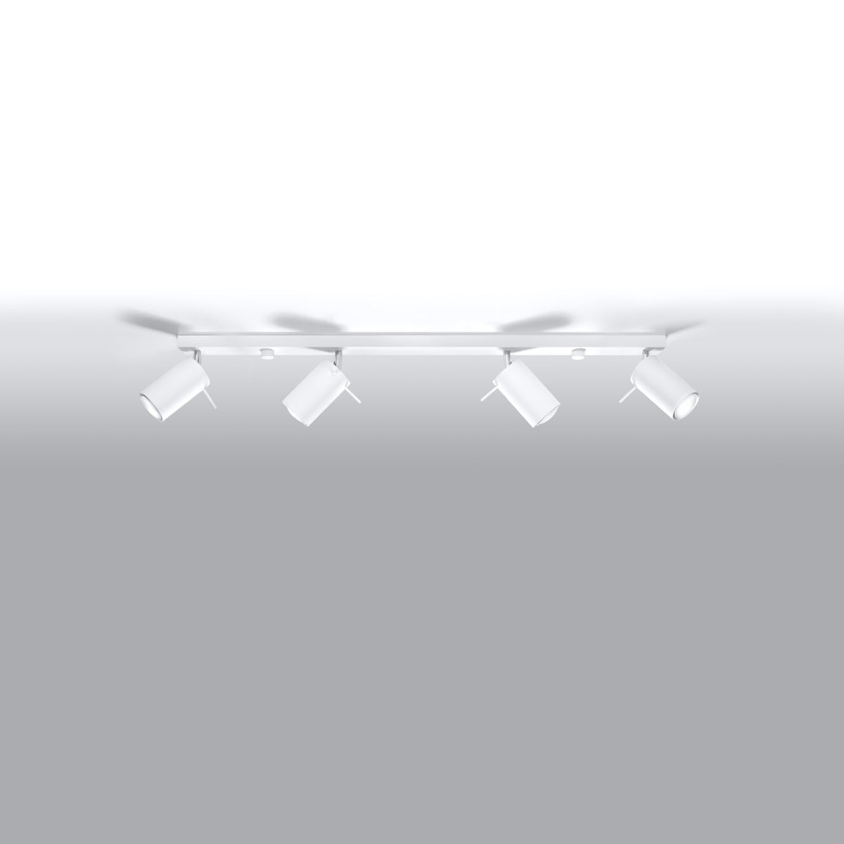 Moderne witte stalen draaibare plafondlamp voor de woonkamer – Orphéane