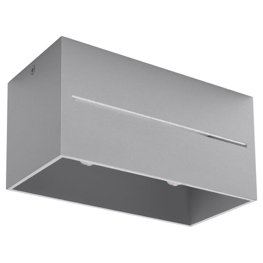 Plafondlamp modern aluminium grijs voor woonkamer – Orphéus