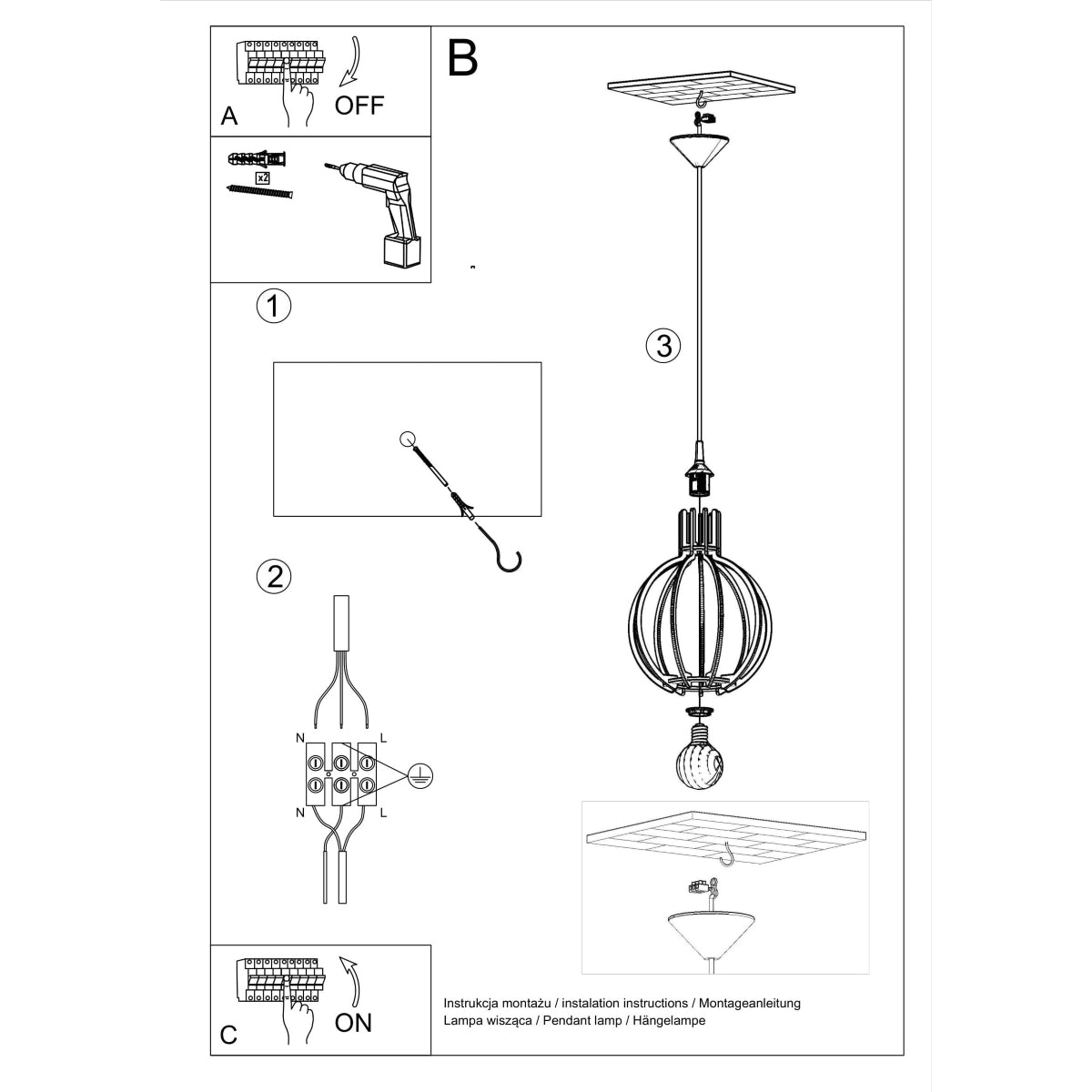 Suspension luminaire modèle Arvendia photo 5 | Luxarmonie