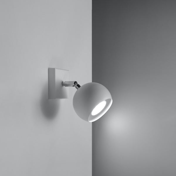 Modern adjustable white wall light – Arionis model