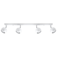 Plafonnier moderne blanc à spots orientables – Orphélya