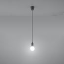 Minimalistische graue Pendelleuchte für das Wohnzimmer – Eryndra