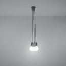 Minimalist grey 3-light pendant – Ardelio model