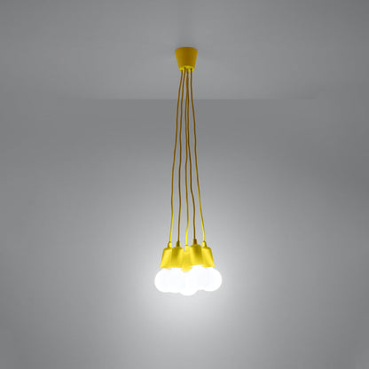 Suspension minimaliste jaune – Solerio
