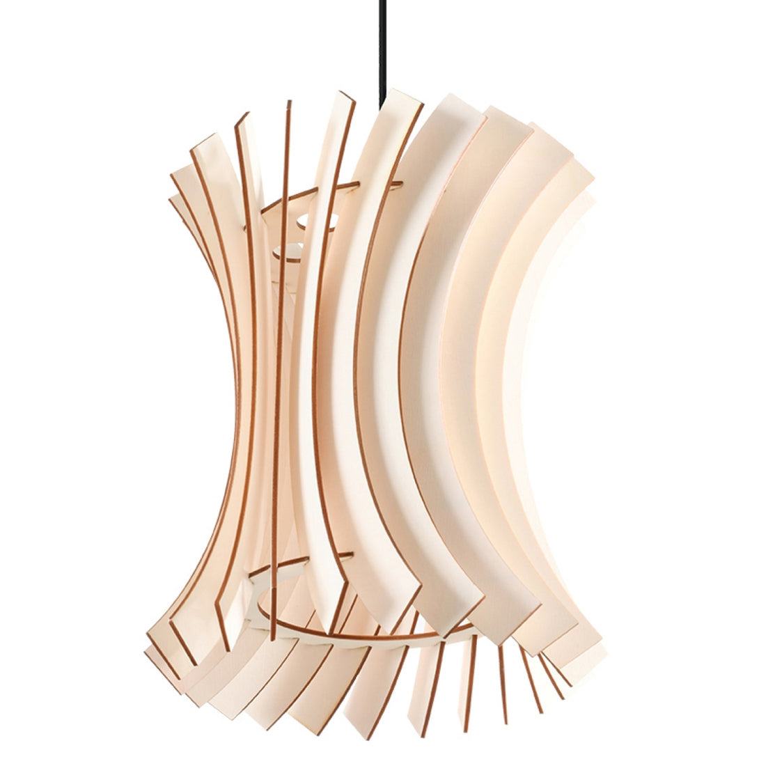 Suspension bois naturel design scandinave – modèle Noréalis