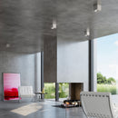 Modern gray cube ceiling light for living room – Arkania model