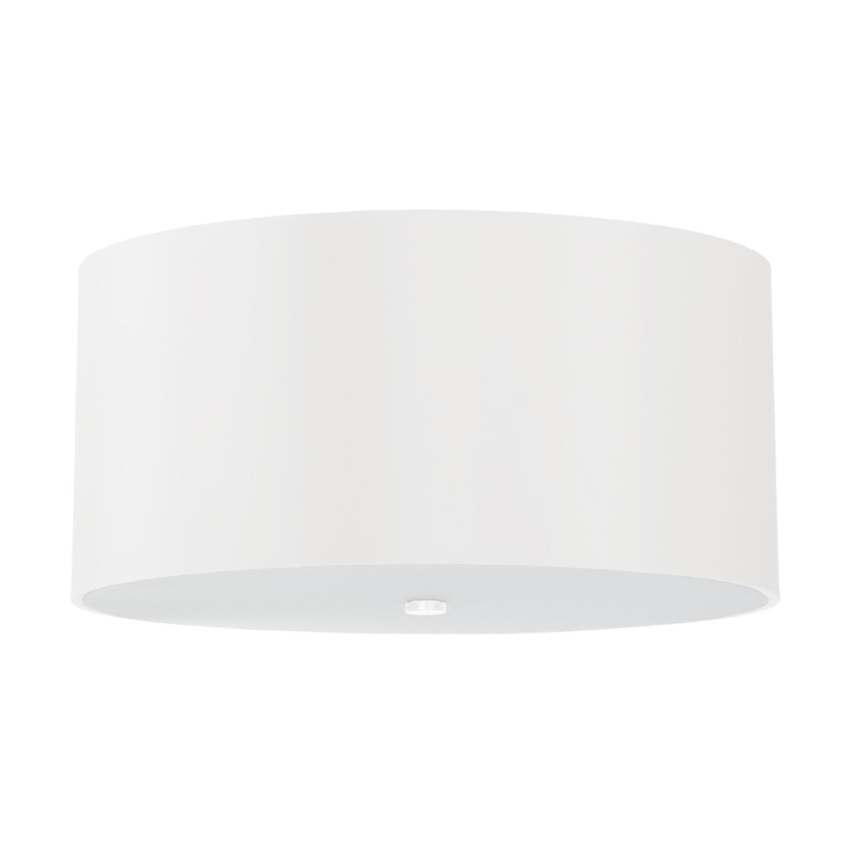 Minimalistische wit stofplafondlicht woonkamer – Modèle Arvenis