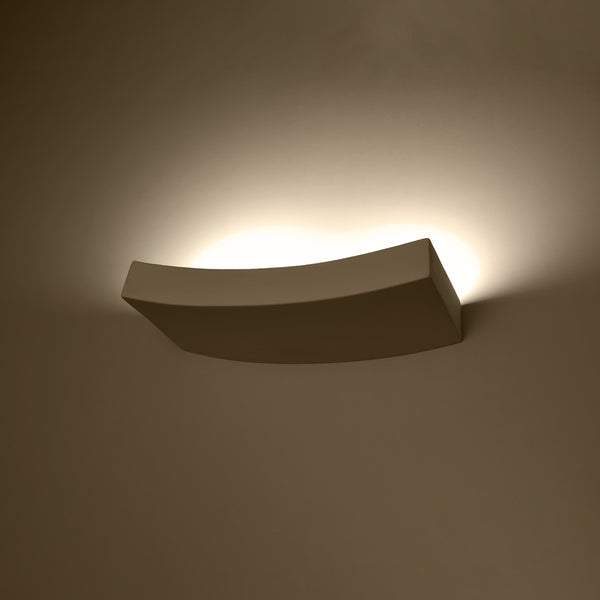 Wandlamp witte moderne keramische - model Orphéale