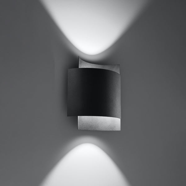 Wall light black industrial design - model Vespera