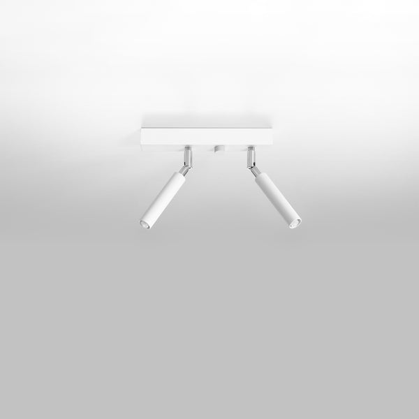 Modern adjustable white ceiling light for living room – Aerionis model