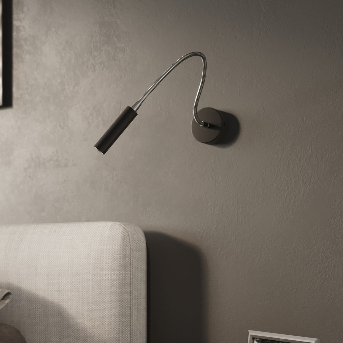 Minimalist adjustable black wall light – Noxeral Model