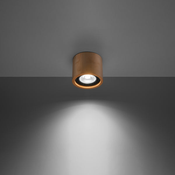 Minimalist natural wood ceiling light – Norvial model