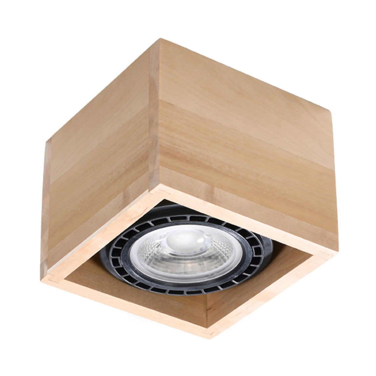 Plafondlamp hout naturel minimalistische – Modèle Nordeyn