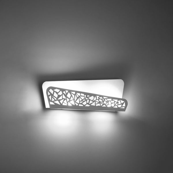 Modern white wall light corridor – Nerayne model