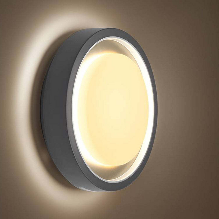 Applique murale et plafonnier LED noir minimaliste – Ciralux