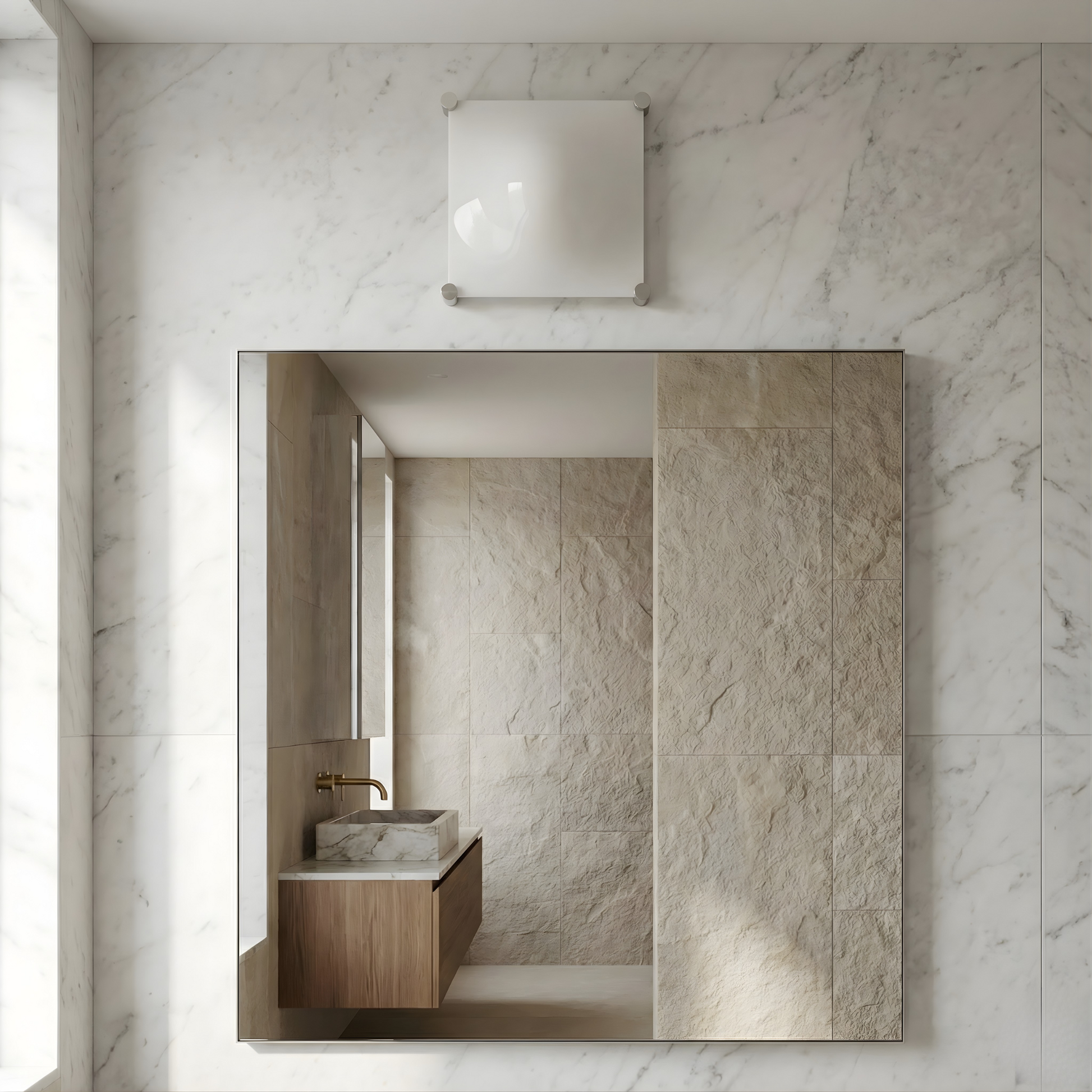 Witte Acryl Wandlamp voor Slaapkamer – Belisara