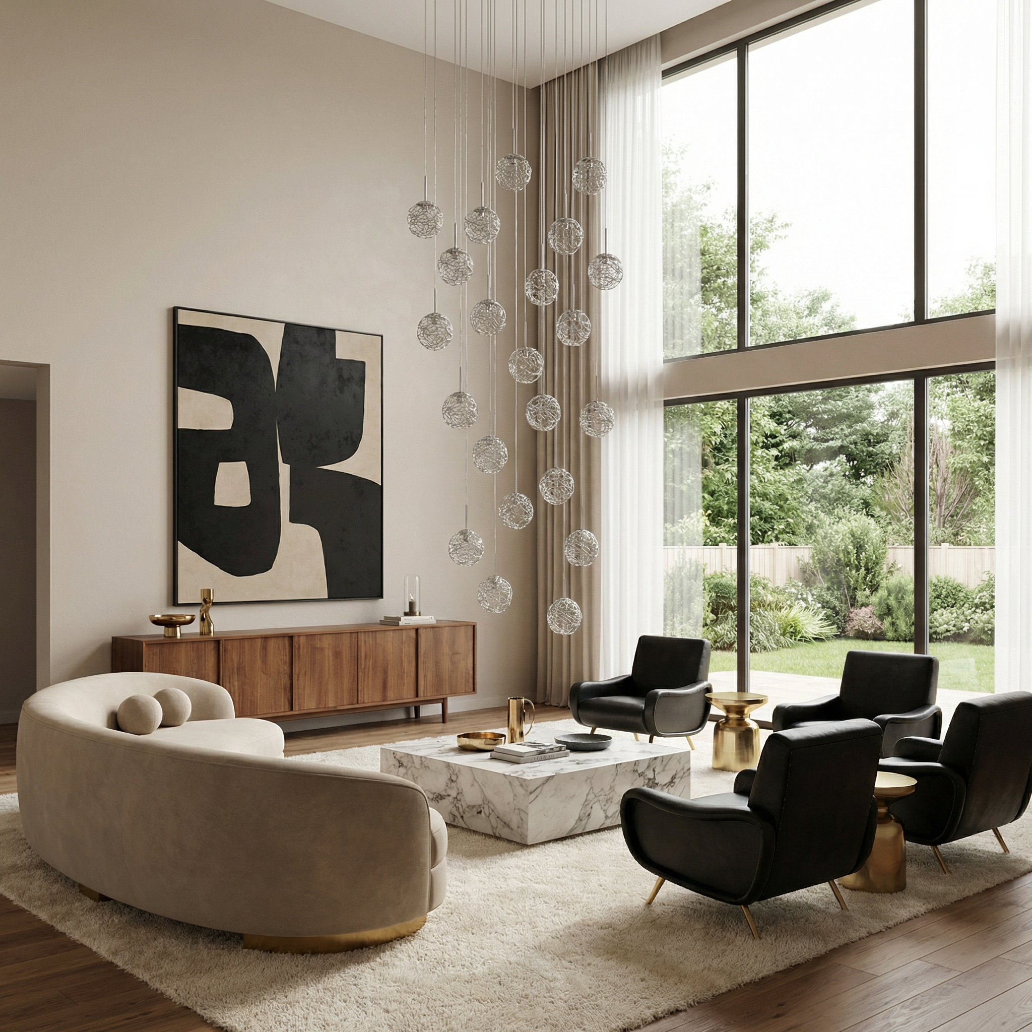Chandelier Prismia Ambient View | Luxarmonie