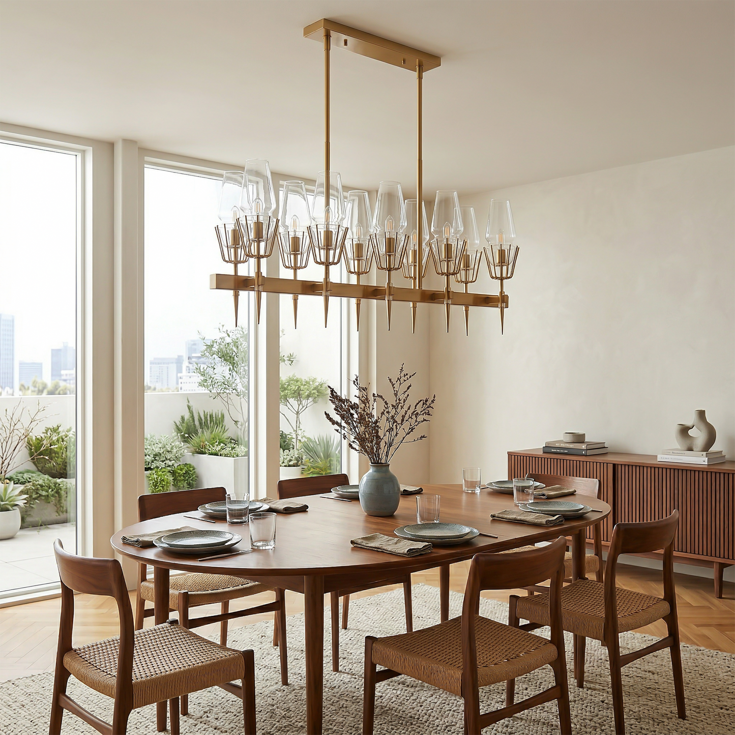 Plafonnier Crépuscule vue ambiance | Luxarmonie