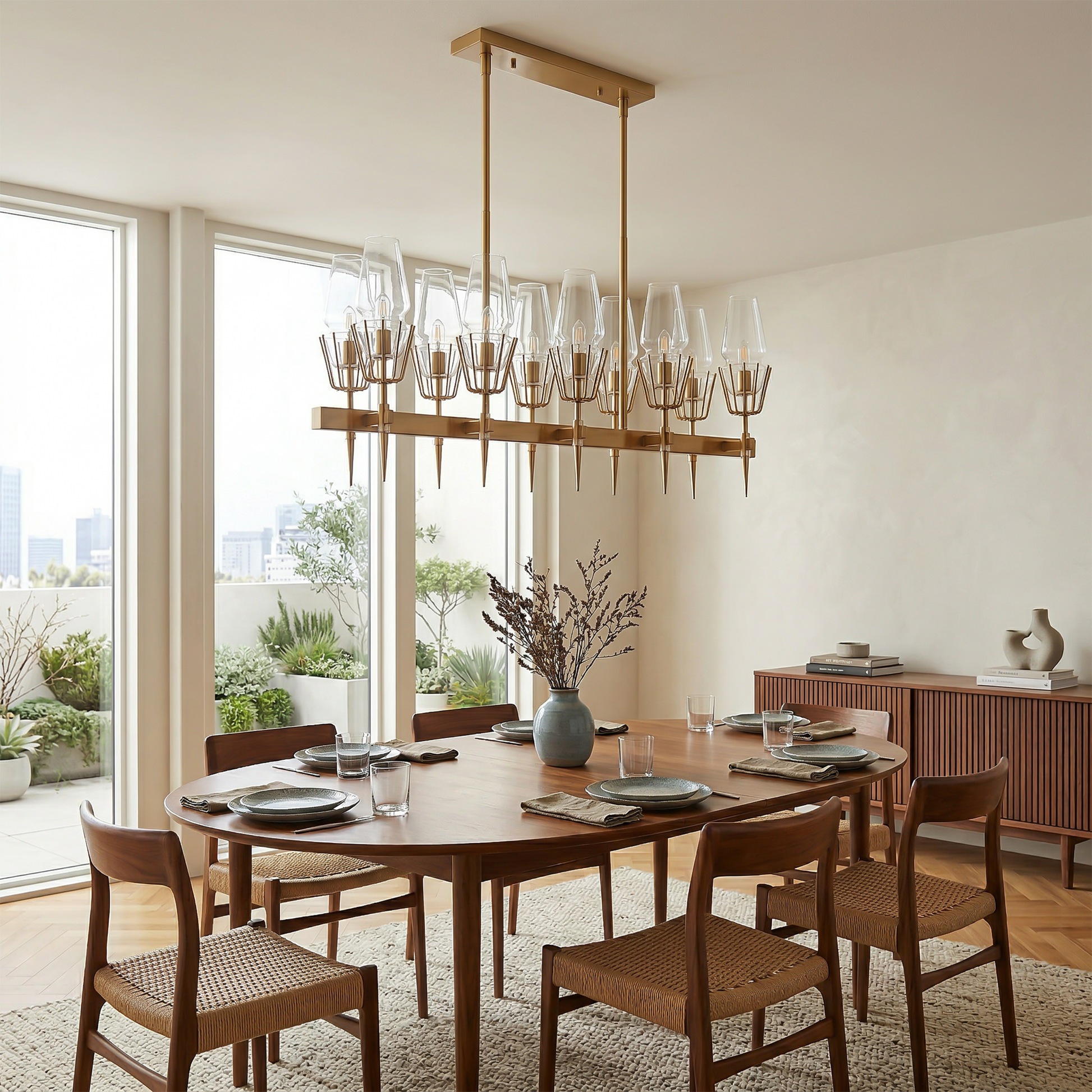 Plafonnier Crépuscule vue ambiance | Luxarmonie