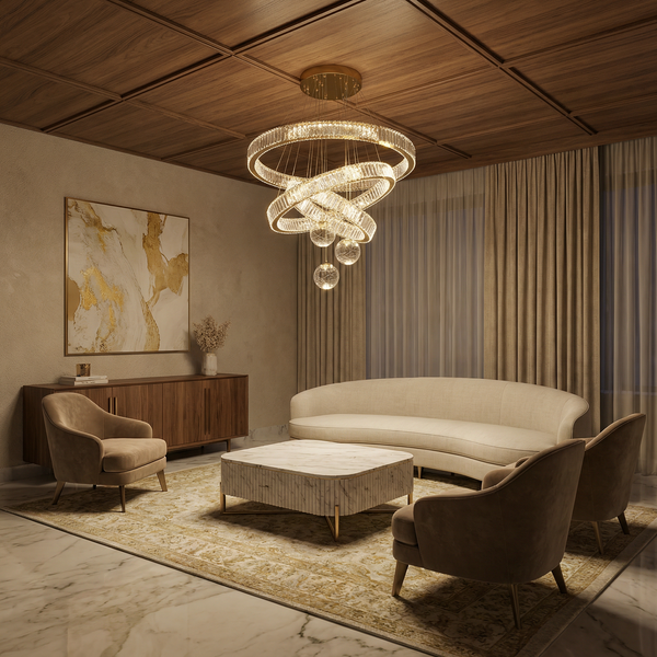 Chandelier Cristarion Detail View | Luxarmonie