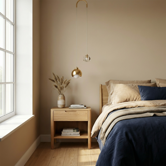 Suspension Ambiance Douce Clip Luminaire Doré Design Nordique – Élégance