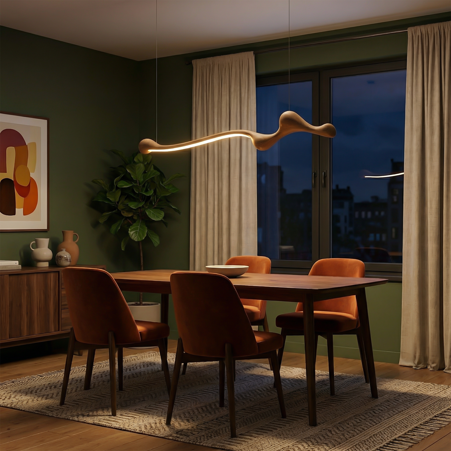 Suspension in es LED dimbaar voor interieurs – Armon