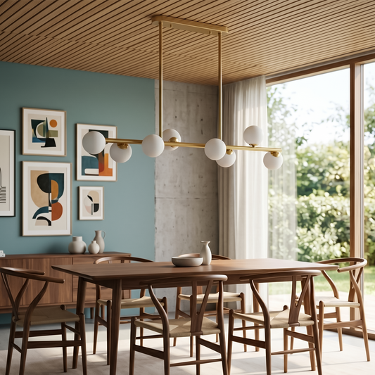 Plafonnier Moderne Rond LED à Intensité Variable – Noctis