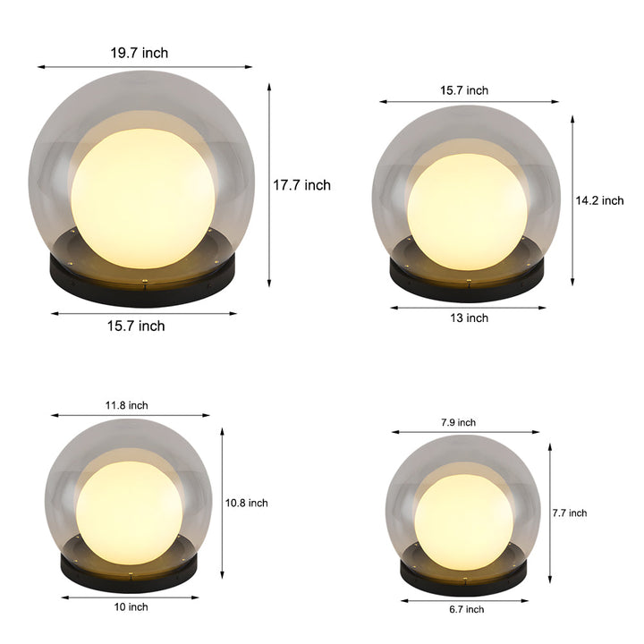 Lampe d'extérieur design en acier inoxydable noir – Novalume