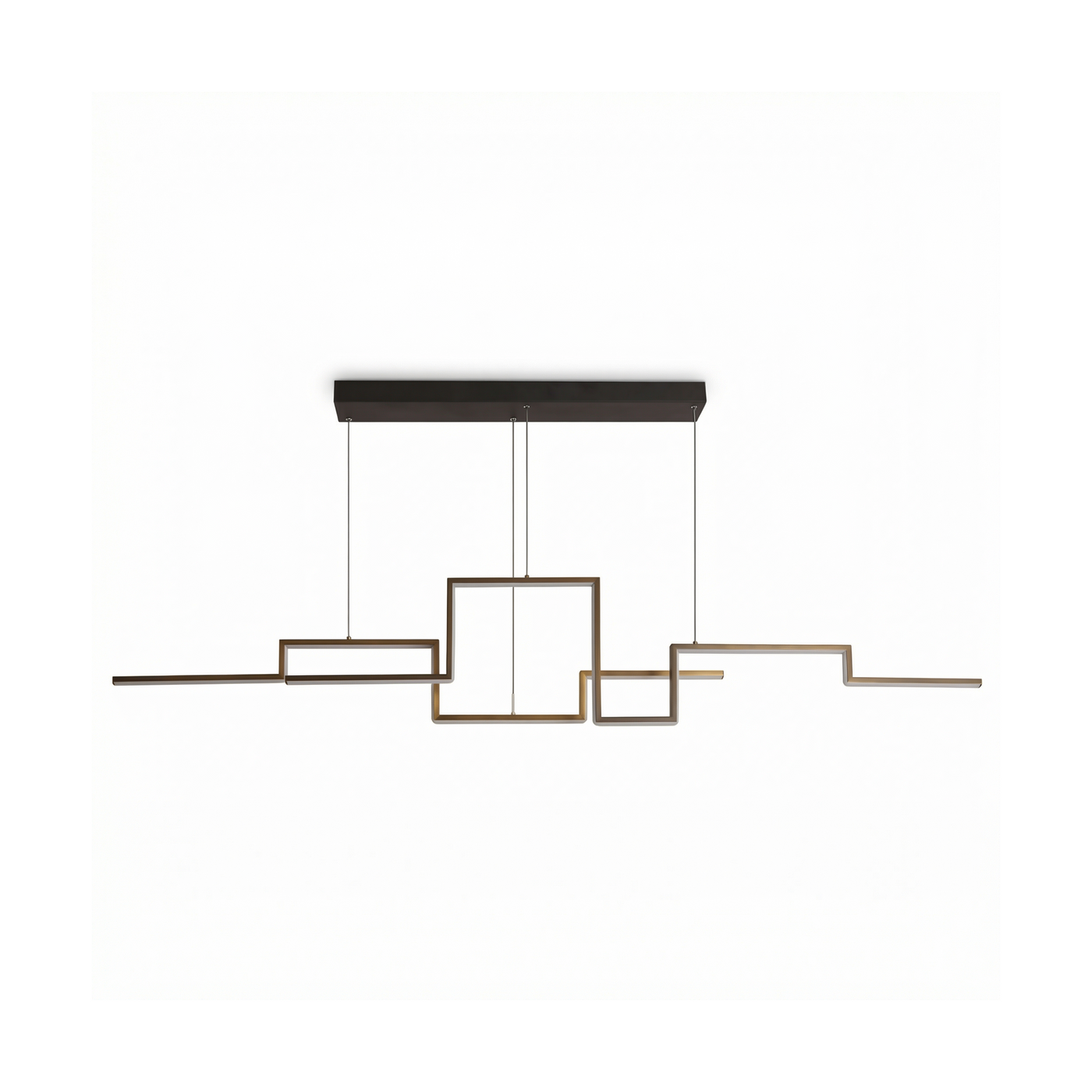 Suspension Design Aérien Finition Dorée Ambiance Majestueuse – Vespera