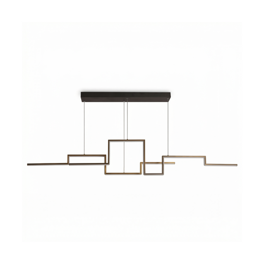 Hanglamp Design Luchtig Gouden Afwerking Majestueuze Sfeer – Vespera