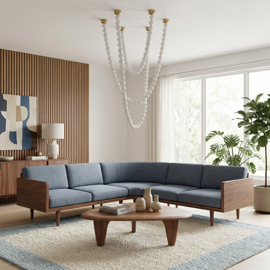 Moderne LED-ophanging in legering voor woonkamer – Argentique