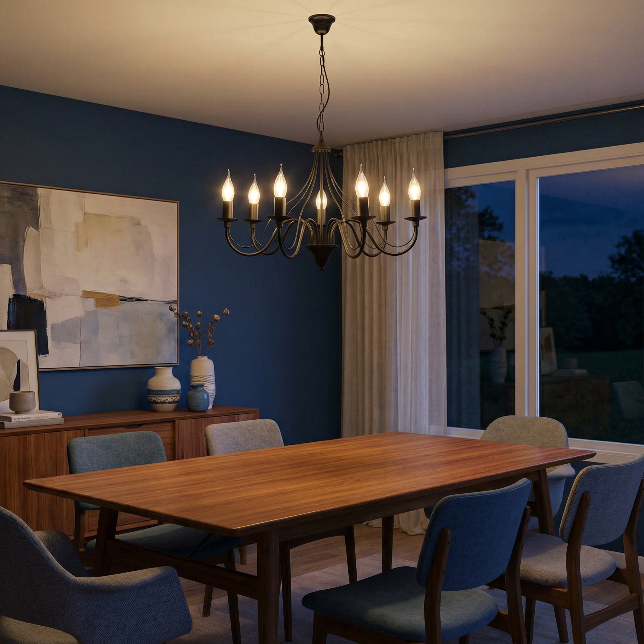 Lustre Modèle Asterion vue détail | Luxarmonie