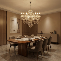 Lustre en Cristal K9 pour Salon – Cristarôm